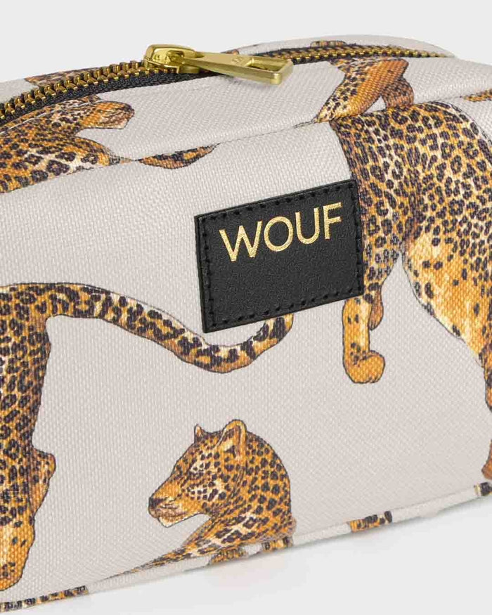 The Leopard Makeup Bag | WOUF | Cosmetic + Toiletry Bags