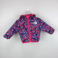 The North Face Girls Reversible Perrito Jacket Pink Floral 0-3 Months