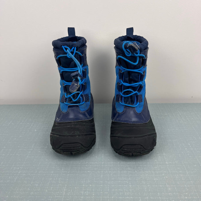 The North Face Kids' Alpenglow Waterproof Boot Blue 1