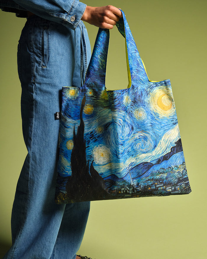 The Starry Night by Vincent VAN GOGH Recycled Bag | LOQI | Recycled Bag