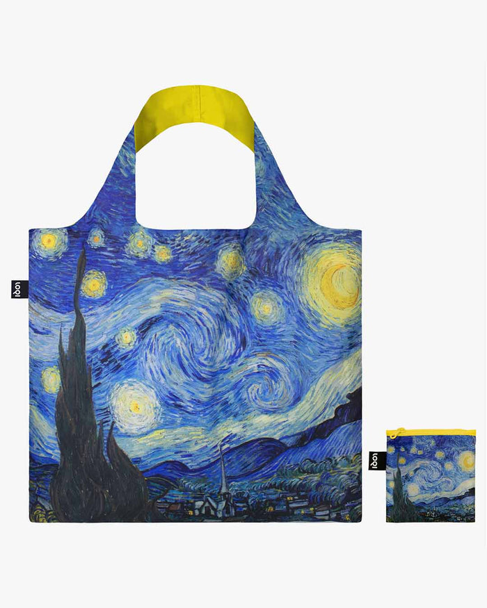 The Starry Night by Vincent VAN GOGH Recycled Bag | LOQI | Recycled Bag