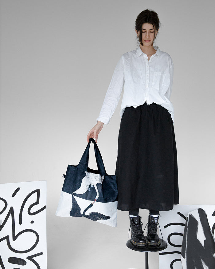 The Swan by Hilma af Klint Recycled Reusable Bag | LOQI | Recycled Bag