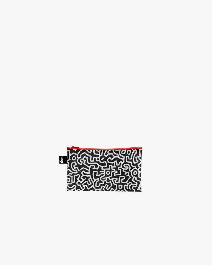 Untitled, Andy Mouse & New York by Keith Haring Recycled Zip Pockets | LOQI | Zip Pockets
