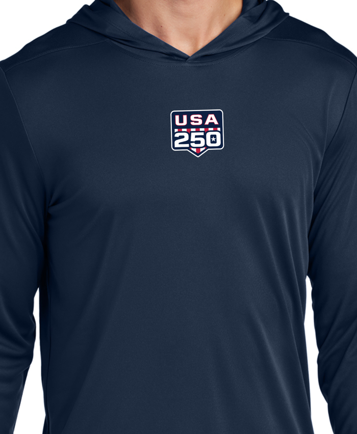 USA 250 Long Sleeve UV Hoodie - 2X