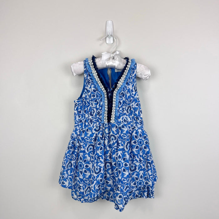 Vineyard Vines Blue Floral Dress 2T