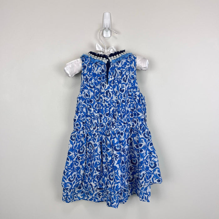 Vineyard Vines Blue Floral Dress 2T