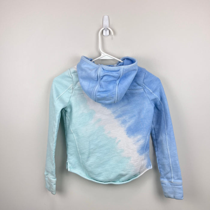 Vineyard Vines Blue Green Sun Washed Tie Dye Hooded Shep Shirt M 10-12