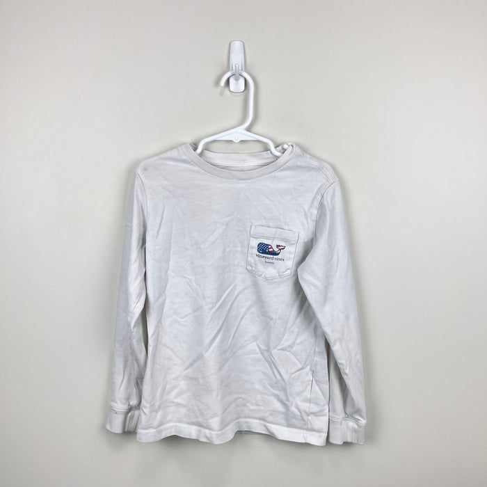 Vineyard Vines Boston Long Sleeve Whale Pocket Tee Shirt 6