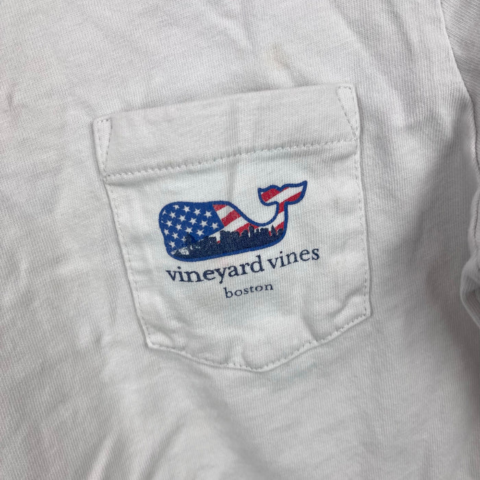 Vineyard Vines Boston Long Sleeve Whale Pocket Tee Shirt 6