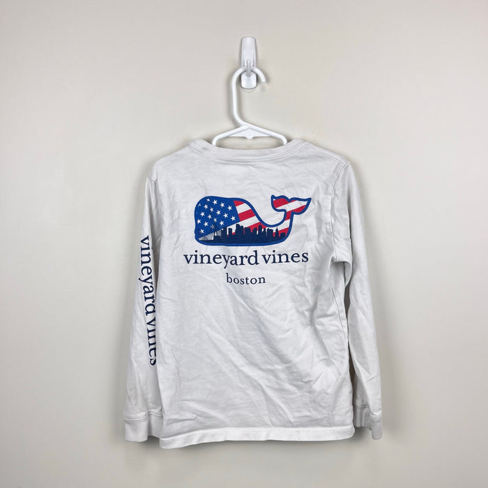 Vineyard Vines Boston Long Sleeve Whale Pocket Tee Shirt 6