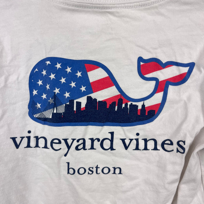 Vineyard Vines Boston Long Sleeve Whale Pocket Tee Shirt 6