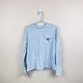 Vineyard Vines Boys Hockey Whale Glow-In-The-Dark Long Sleeve Pocket Tee Shirt 7