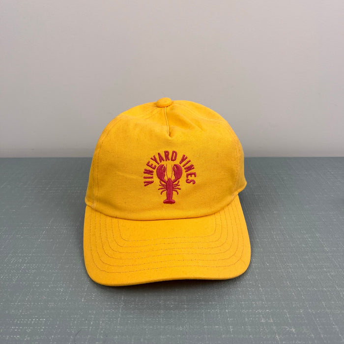 Vineyard Vines Boys' Lobster 5-Panel Hat Orange Blossom NWOT