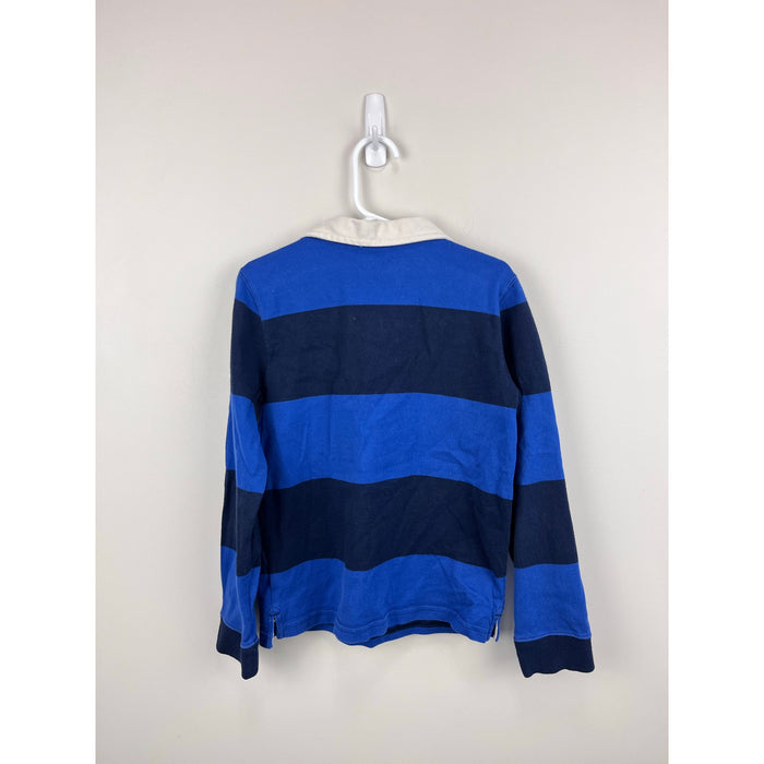 Vineyard Vines Boys' Long Sleeve Rugby Shirt Blue Navy Stripe 7