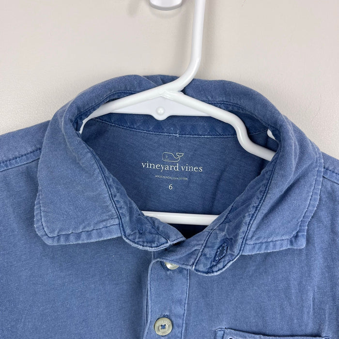 Vineyard Vines Boys Pigment Garment Dyed Polo Shirt 6