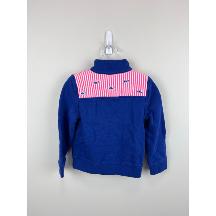 Vineyard Vines Girls Blue Whale Shep Shirt 2T
