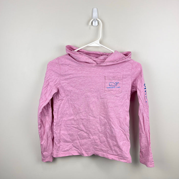 Vineyard Vines Long Sleeve Hoodie Whale Pocket T-Shirt M 10-12