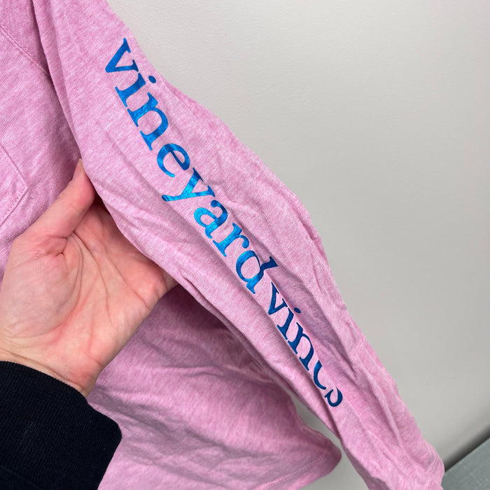 Vineyard Vines Long Sleeve Hoodie Whale Pocket T-Shirt M 10-12