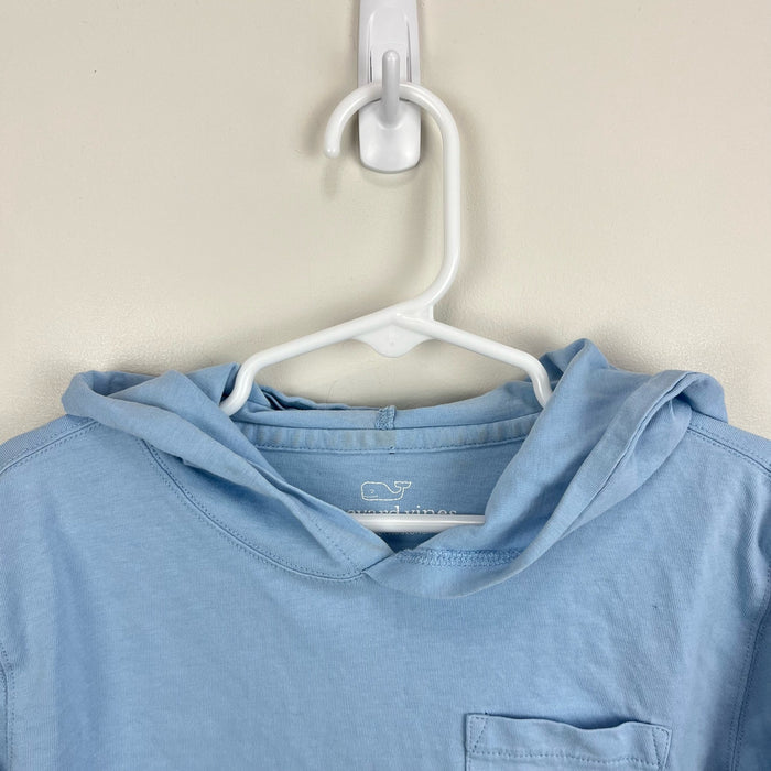 Vineyard Vines Long Sleeve Hoodie Whale Pocket Tee Small 7-8
