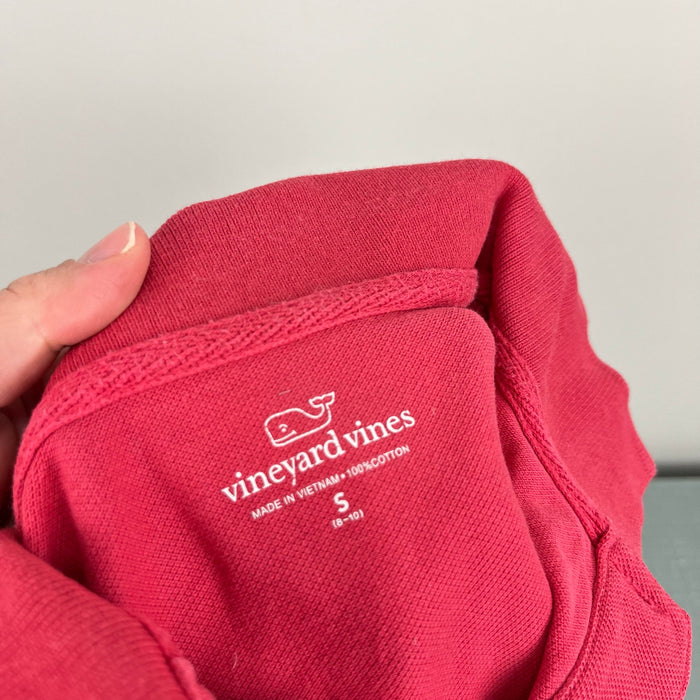 Vineyard Vines Short Sleeve Jetty Red Pique Polo Shirt Small 8-10