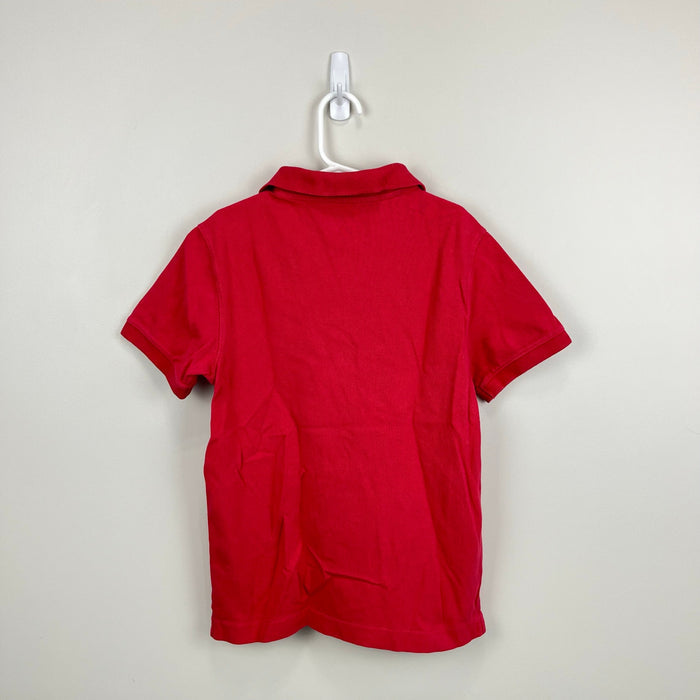 Vineyard Vines Short Sleeve Jetty Red Pique Polo Shirt Small 8-10