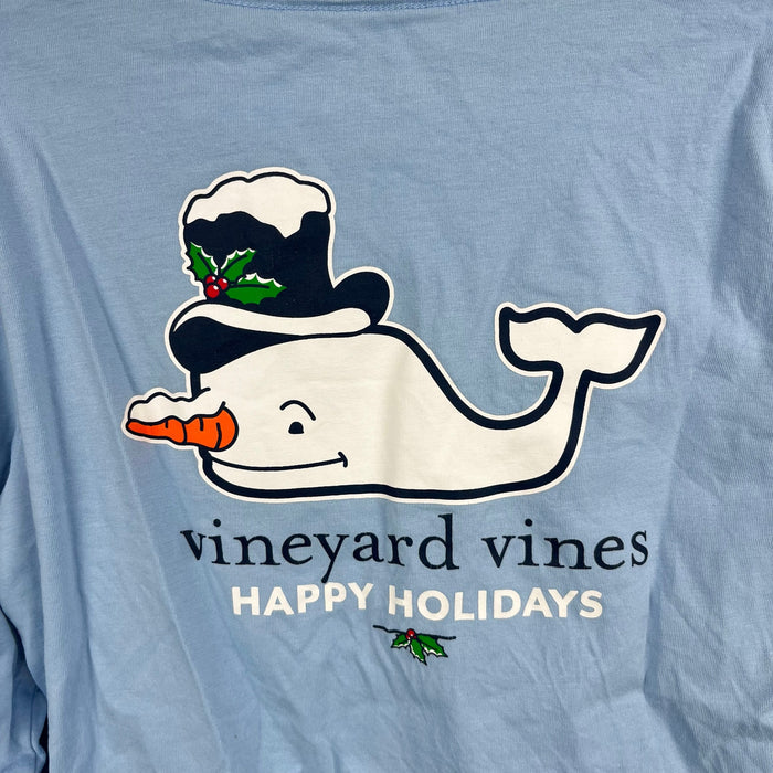 Vineyard Vines Snowman Whale Pocket T-Shirt 6