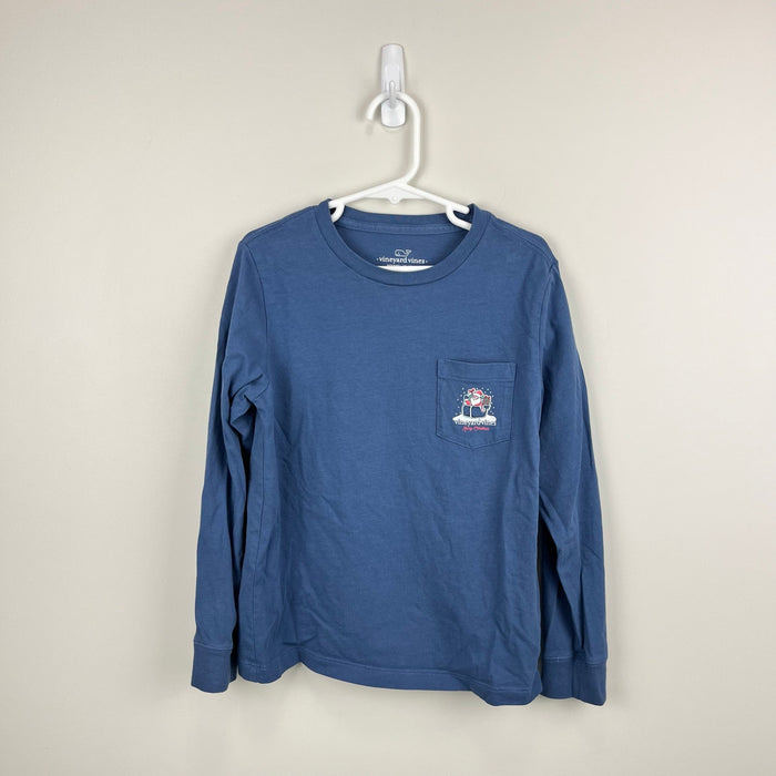 Vineyard Vines Whale Pocket Santa Claus T-Shirt 6