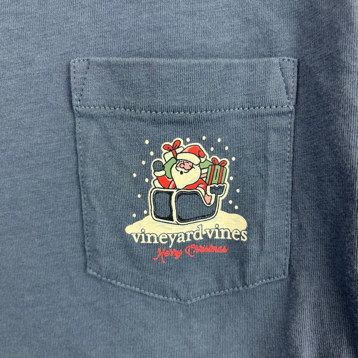 Vineyard Vines Whale Pocket Santa Claus T-Shirt 6