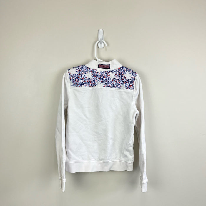 Vineyard Vines White Stars Shep Shirt XS 5/6