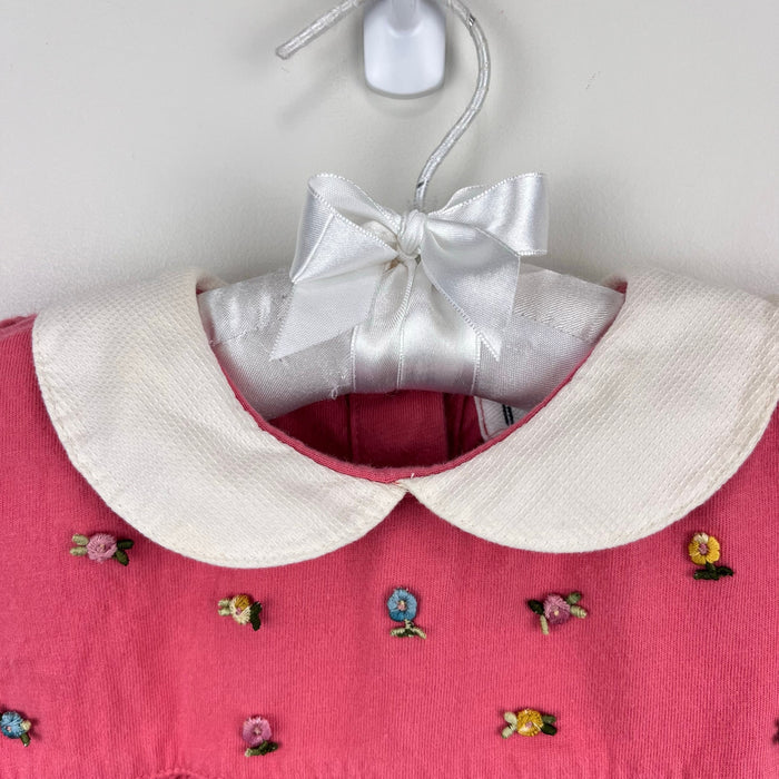 Vintage 90s Baby Gap Pink Flower Coverall 3-6 Months