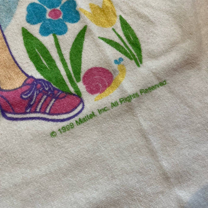 Vintage 90s Barbie Beach Towel