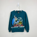 Vintage 90s Teal Green Batman Sweatshirt 7