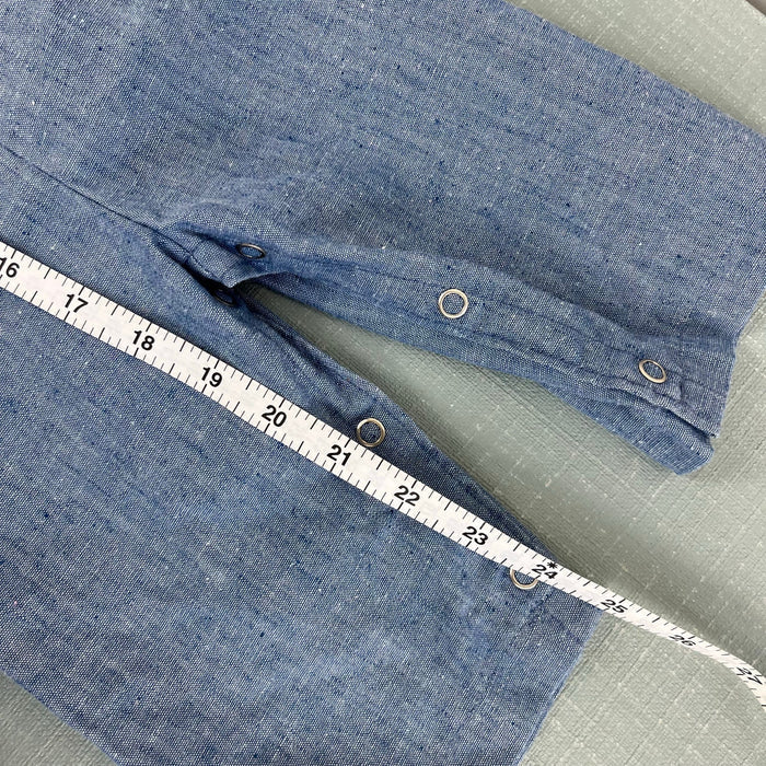Vintage Alben Chambray Turtle Overalls 18 Months USA