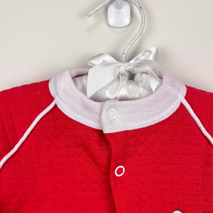 Vintage BabyGro Baby's First Christmas Footie Large USA
