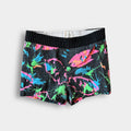 Vintage Black Neon Fish Shorts 3T USA