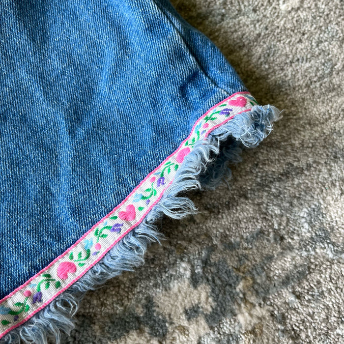Vintage Blue Jean Ribbon Shorts 6
