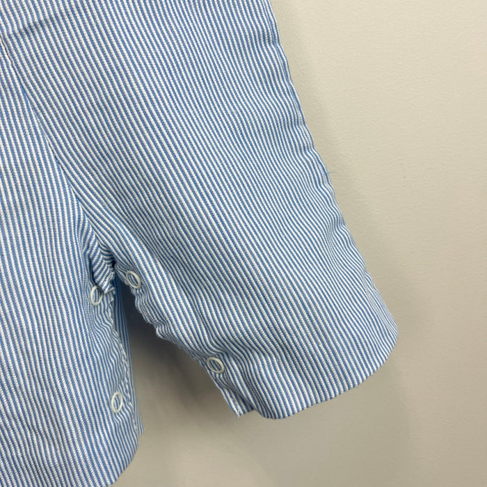 Vintage Blue Striped Guard House Overalls 0-3 Months