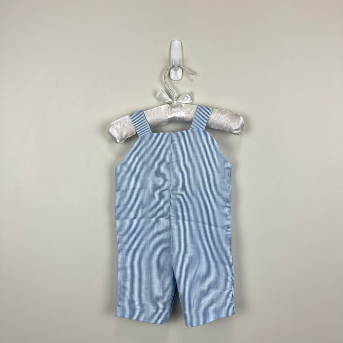 Vintage Blue Striped Guard House Overalls 0-3 Months