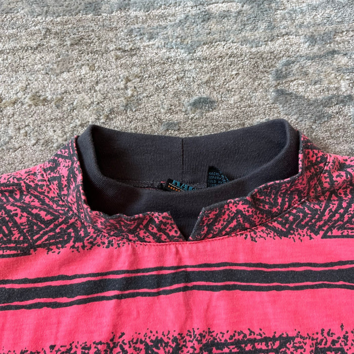 Vintage Body Rags Pink Black Surf T-Shirt Medium 12-14