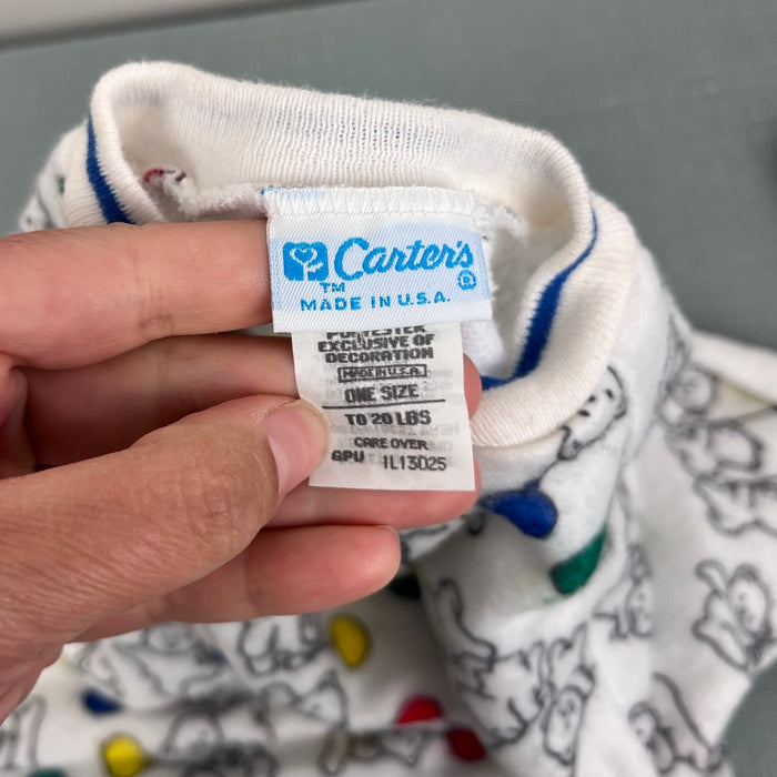 Vintage Carter's Infant Balloon Bear Wearable Blanket Sleep Sack USA