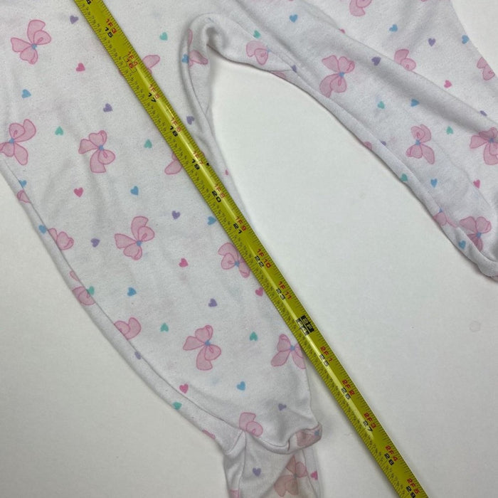 Vintage Carter's One Piece Bow Pajamas XL