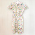 Vintage Carter's White Floral Pajama Set 1 Year