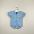 Vintage Cotton Club Blue Panda Romper 6-9 Months