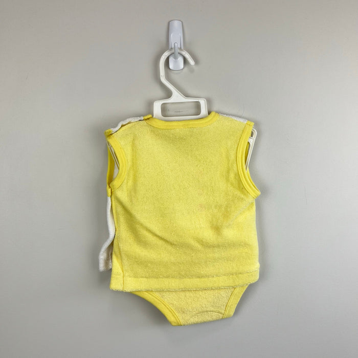 Vintage Curity Peek-A-Puppy Terry Diaper Shirt Set Small NWT