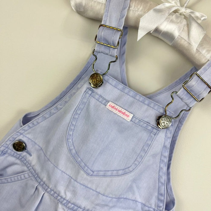 Vintage Cutecumber Light Purple Shortalls