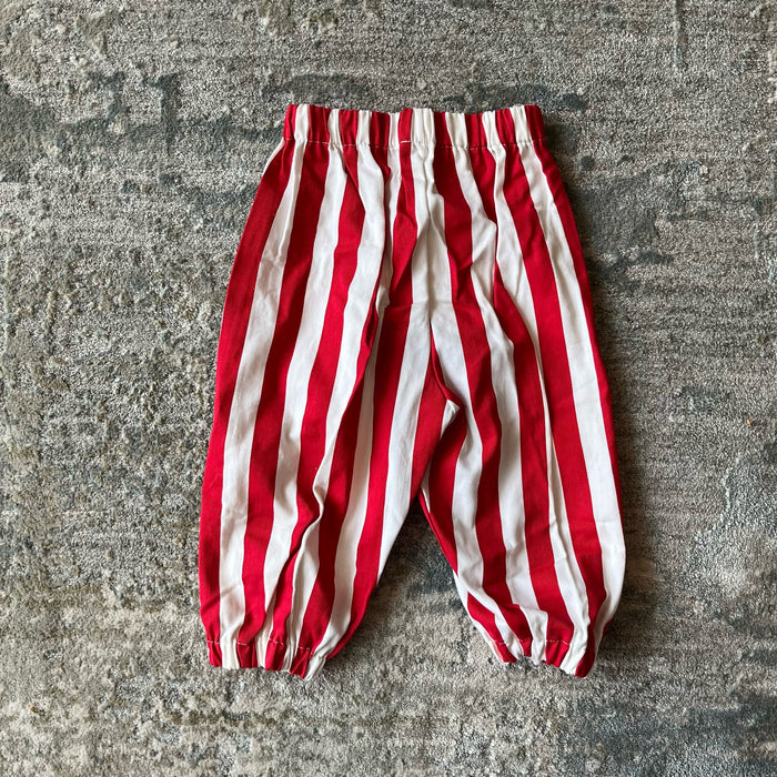 Vintage Day Baby Sportswear Red Striped Outfit 12 Months NWT