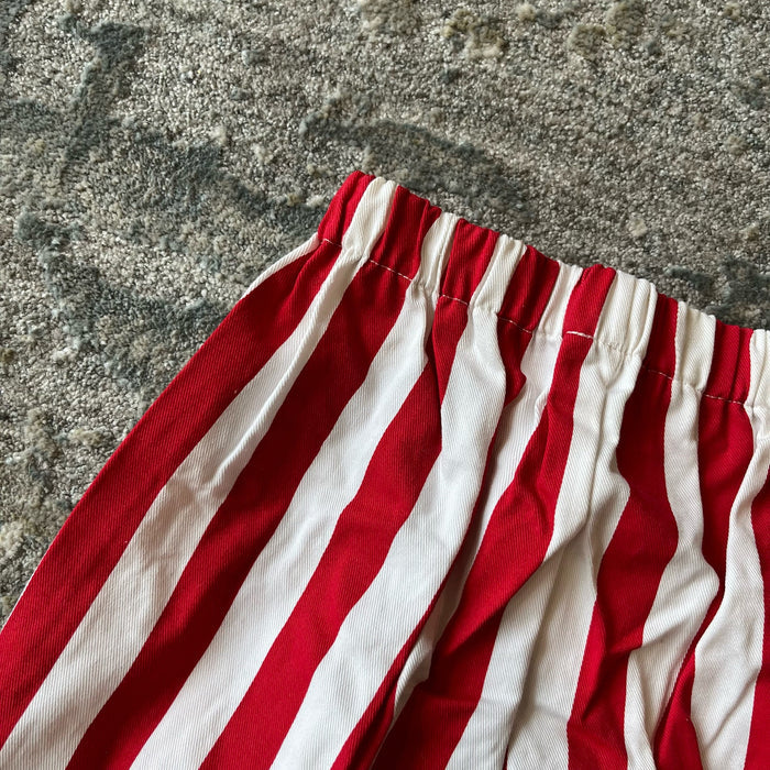 Vintage Day Baby Sportswear Red Striped Outfit 12 Months NWT