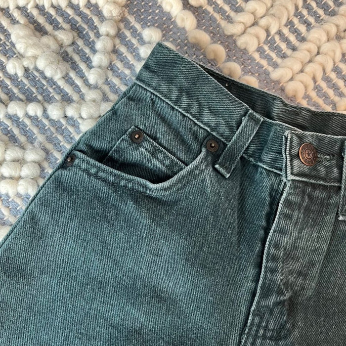 Vintage Faded Glory Green Jeans 8