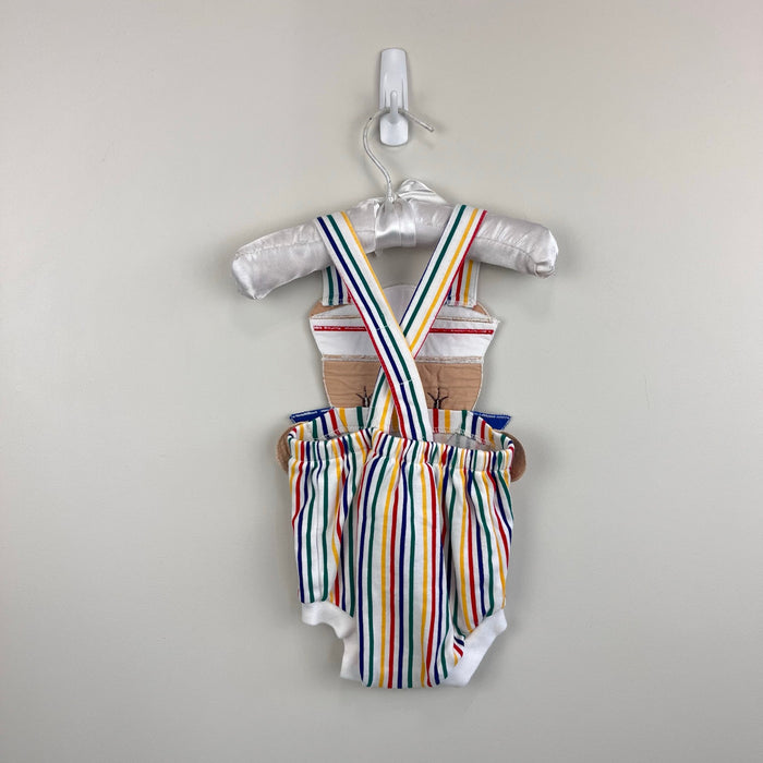 Vintage Fisher Price Kidswear Rainbow Stripe Sailor Bear Sunsuit Romper 12 Months