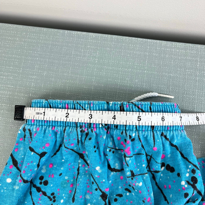 Vintage Florida Surf Blue Paint Splatter Printed Pants 4T